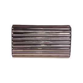 Elie Saab Gold Metallic Clutch Golden
