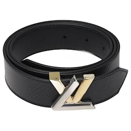 Louis Vuitton Twist leather belt Black ref.288435 - Joli Closet