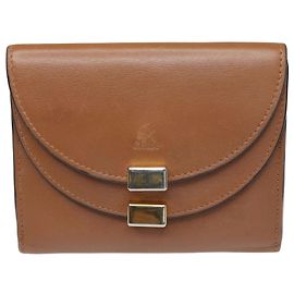 Chloé Brown Small Georgia Multi Flap Wallet Brown