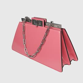 Fendi-Pink Peekaboo Cut Bag-Pink