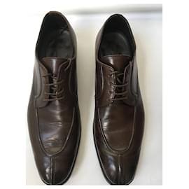 Ermenegildo Zegna-Lace ups-Dark brown