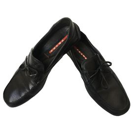 Mocassini Prada made in Italy taglia 42,5 Nero