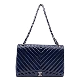 Chanel Timeless Handle Mini Square Tweed Tiffany Blue / Beige