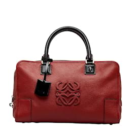 Loewe Women Gate Bucket Handle Bag in Anagram Linen and Calfskin
