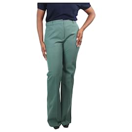 Joseph-Pantaloni svasati con pieghe verdi - taglia FR 44-Verde