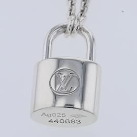 LOUIS VUITTON Pendentif Lockit Pendant Necklace Q93559