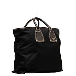 Prada-Tessuto Tote Bag-Black