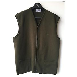 Autre Marque Burberry's of London Vintage-Westengröße 8/'x l. Olivgrün