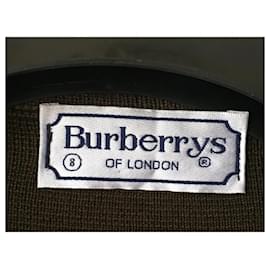 Autre Marque-Burberry's of London chaleco vintage talla 8/XL.-Verde oliva