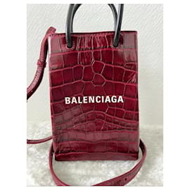 Balenciaga-Handtaschen-Bordeaux