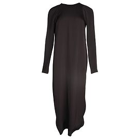Langärmliges Maxikleid von Totême aus schwarzer Viskose Schwarz
