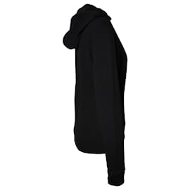 Paco Rabanne-Paco Rabanne Sweat à capuche avec cordon de serrage et logo imprimé en coton noir-Noir