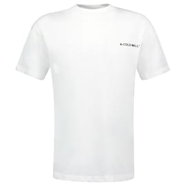 Autre Marque-Essentials Small Logo T-Shirt - A Cold Wall - Cotton - White-White