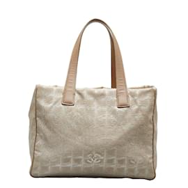 Chanel-New Travel Line Tote Bag-Brown