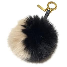 Fendi-Fendi Pompon charm-Cream