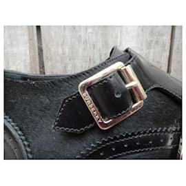 Burberry-monk shoes Burberry p 40-Black