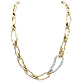 Collana di pomellato, "Paisley", giallo oro, Diamants. Altro