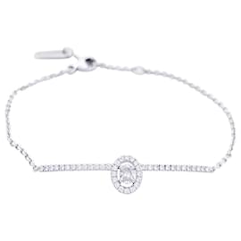 Shop Messika My Twin Diamond & 18K White Gold Two-Row Necklace