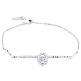 Pulseira Messika, Modelo “Glam’Azone”, ouro branco e diamantes. Outro