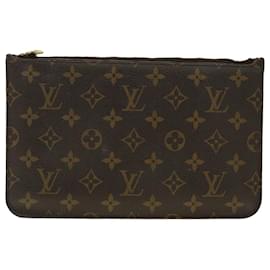 Louis Vuitton-LOUIS VUITTON Monogram Neverfull MM Pouch Accessory Pouch LV Auth 39593-Monogram