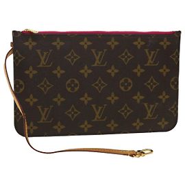 LOUIS VUITTON Monogram Neverfull MM Pouch Accessory Pouch LV Auth 39922 Monogram