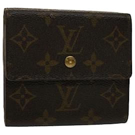 Louis Vuitton-LOUIS VUITTON Monogram Porte Monnaie Bier Cartes Crdit Wallet M61652 base de autenticación7319-Monograma