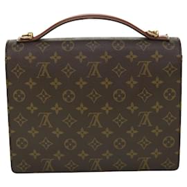 Louis Vuitton-Louis Vuitton Monogram Monceau 28 Hand Bag 2way M51185 LV Auth 50702-Monogram