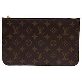 Louis Vuitton-LOUIS VUITTON Monogram Neverfull MM Pouch Accessoire Pouch LV Auth 39988-Monogramme