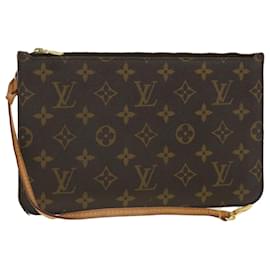 Louis Vuitton-LOUIS VUITTON Monogram Neverfull MM Pouch Accessoire Pouch LV Auth 40578-Monogramme