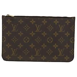 Louis Vuitton-LOUIS VUITTON Monogram Neverfull MM Pouch Accessoire Pouch LV Auth 40578-Monogramme