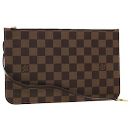 Louis Vuitton-LOUIS VUITTON Damier Ebene Neverfull MM Pouch Accessorio Pouch LV Auth am4185-Altro