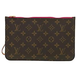 Louis Vuitton-LOUIS VUITTON Monogram Neverfull MM Pochette Accessoire Pochette LV Auth am4110-Monogramme