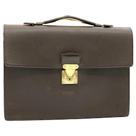 Louis Vuitton-LOUIS VUITTON Taiga Serviette Kourad Business Bag Acajou M30076 LV Auth as203-Outro