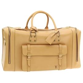 Louis Vuitton-LOUIS VUITTON Nomad Travel Boston Tasche Sonderbestellung Beige LV Auth 22115BEIM-Beige