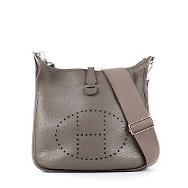 Hermès Bolsas HERMES Evelyne Cinza