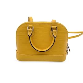 Louis Vuitton-Louis Vuitton Crossbody Bag Alma Nano-Yellow