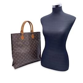 Louis Vuitton-Louis Vuitton Tote Bag Vintage Sac Plat-Brown
