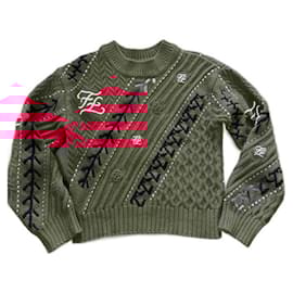 Fendi-Knitwear-Red