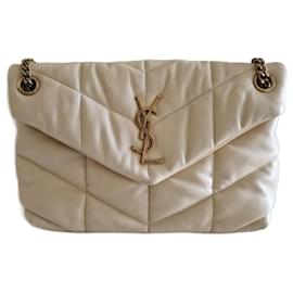 Yves Saint Laurent Puffer small YSL Crème