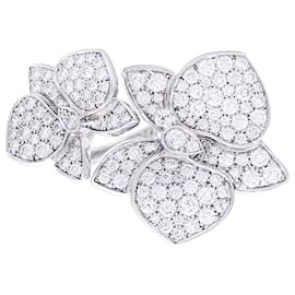 Cartier-Cartier ring, "Caress of Orchids", WHITE GOLD, diamants.-Other