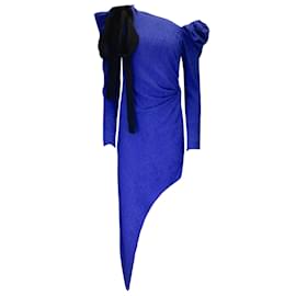 Autre Marque-Vestido asimétrico Loulou azul real de Hellesy-Azul