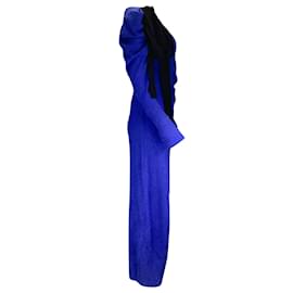 Autre Marque-Vestido Assimétrico Loulou Azul Royal Hellessy-Azul