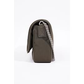 Alexander Mcqueen-Alexander McQueen Graffiti-Logo Bag Khaki Re Nylon-Khaki