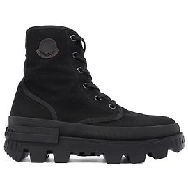 Moncler Pyla Boot Tela Nera EU 40 UK 7 Nero
