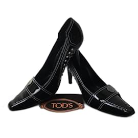 Tod's-Tod's High Heels. hergestellt in Italien. Größe IT.38,EU 39-Schwarz