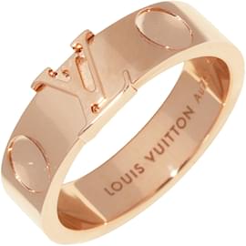 Anello Louis Vuitton nanogram misura M / Anello LV in oro rosa
