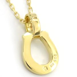 & Other Stories-18k Gold Diamond Horseshoe Pendant Necklace-Golden