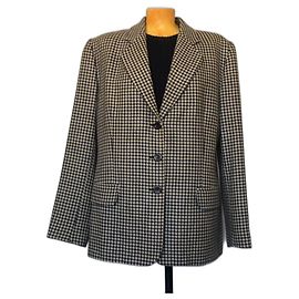 Jackengröße von Burberry 48 Schwarz Weiß