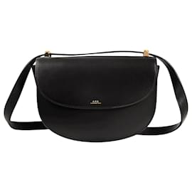 Apc-Sac besace Geneve - A.P.C. - Cuir noir-Noir