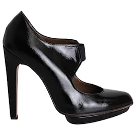Marni-Sapatos Marni em couro preto-Preto